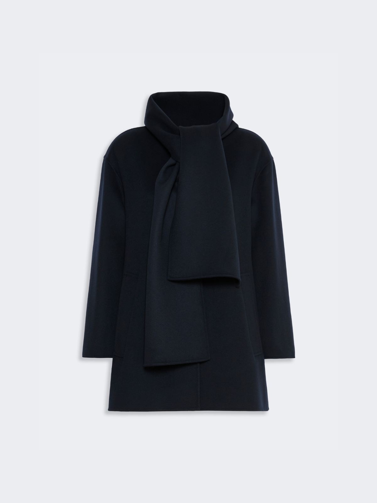 The coat and matching scarf