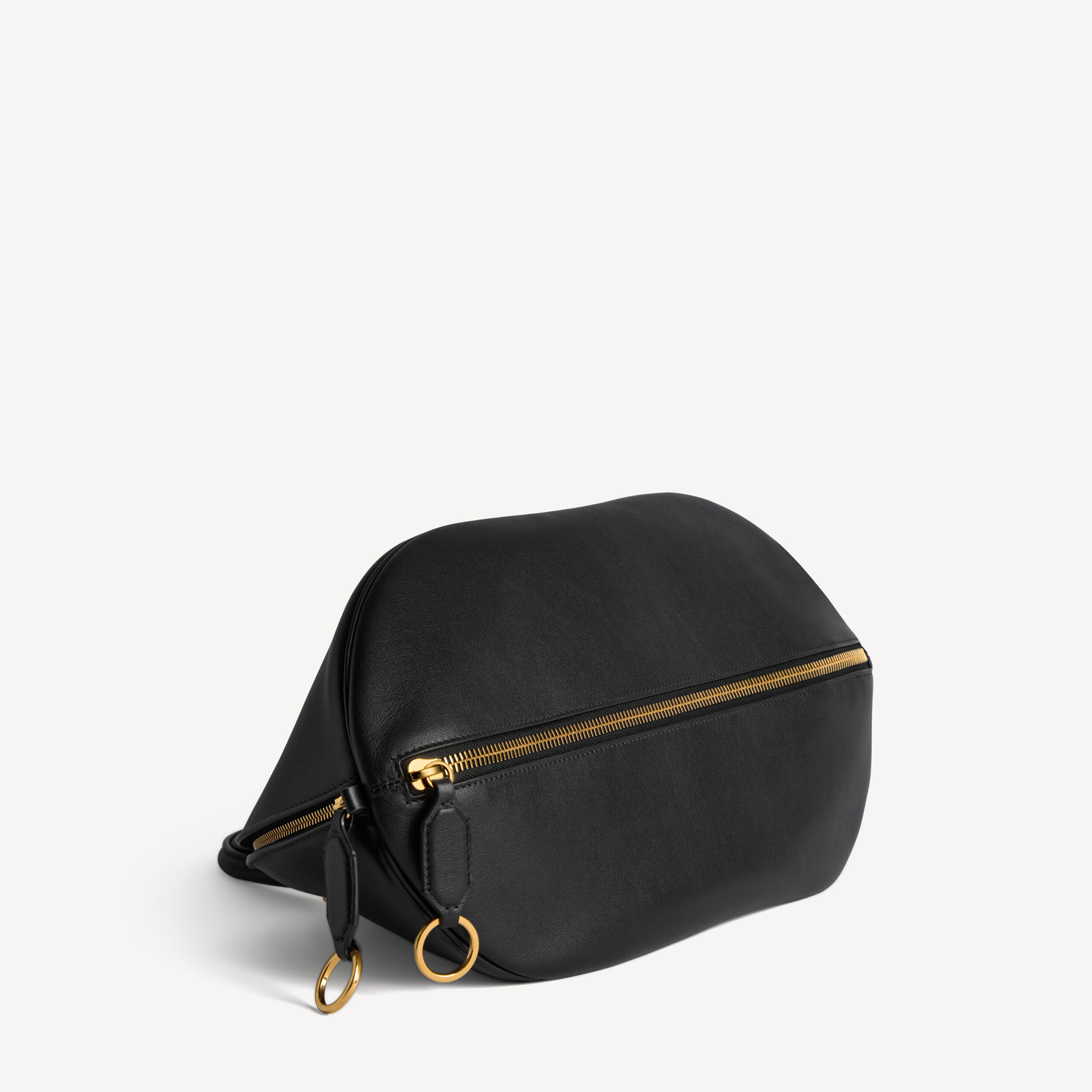 Underside showing the separate zipped bottom pocket, $3,950